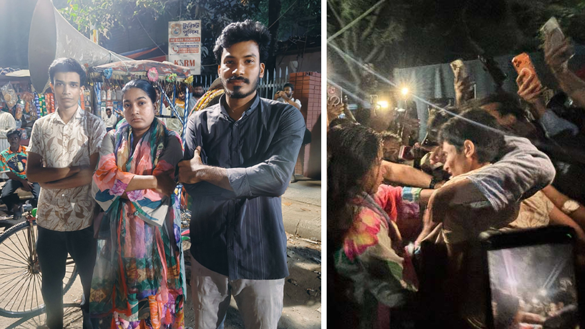 ৭ মার্চের ভাষণ বাজানোয় আটক ২, পরে শাহবাগ থানার সামনে মারধর-হেনস্থা