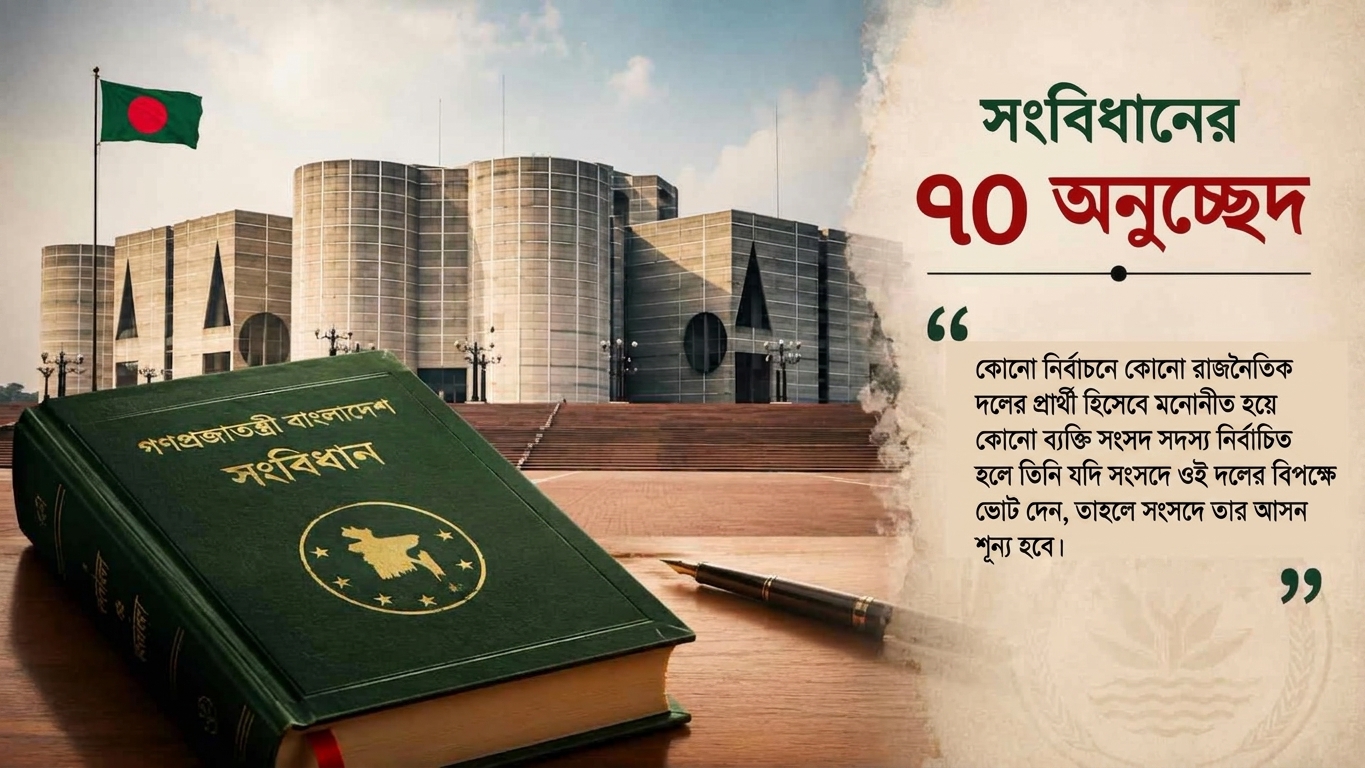 রাষ্ট্রপতি নির্বাচনের দিনেও আলোচনায় ৭০ অনুচ্ছেদ, কী বলছে সরকার ও বিরোধী দল