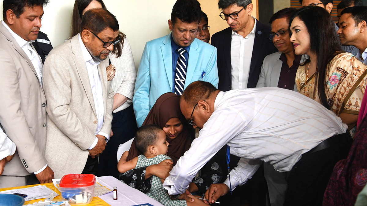 হামের গণটিকা কর্মসূচির উদ্বোধন, সারা দেশে প্রয়োগ যেভাবে