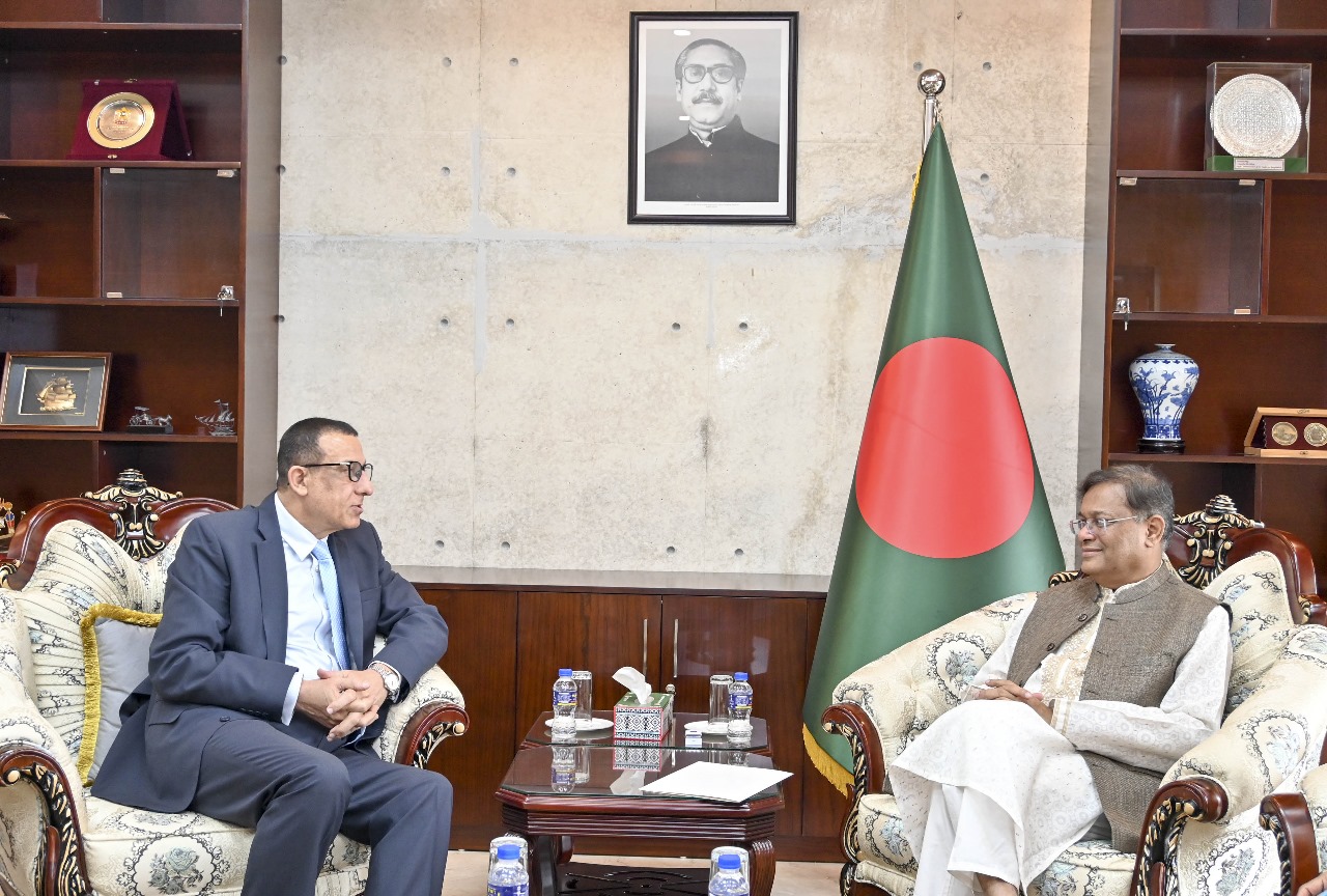 পররাষ্ট্রমন্ত্রীর সঙ্গে ফিলিস্তিনের রাষ্ট্রদূতের সাক্ষাৎ