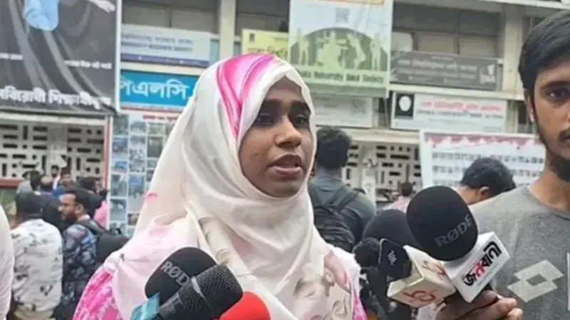 ইনসানিয়াতের ভিপি প্রার্থী তাহমিনার ভোট বর্জন