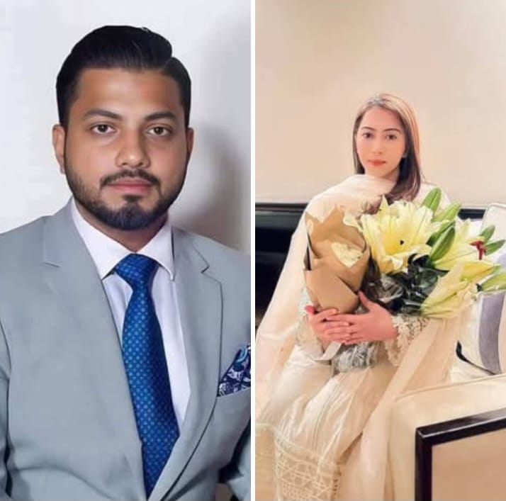 ইশরাক হোসেনের আংটি পরলেন ব্যারিস্টার নুসরাত খান