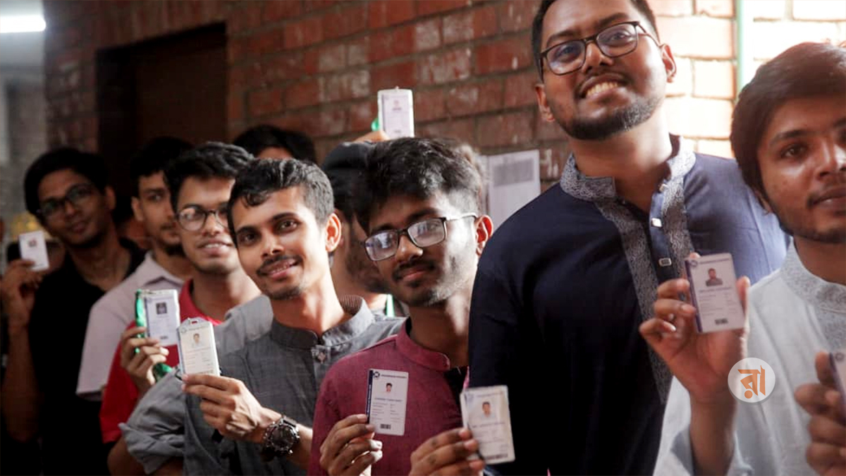 জাকসুতে ভোট পড়েছে ৬৭%