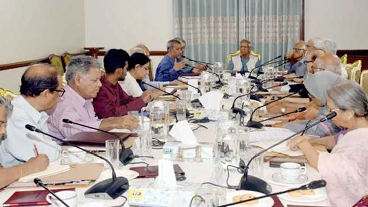 যমুনায় চলছে উপদেষ্টা পরিষদের বৈঠক