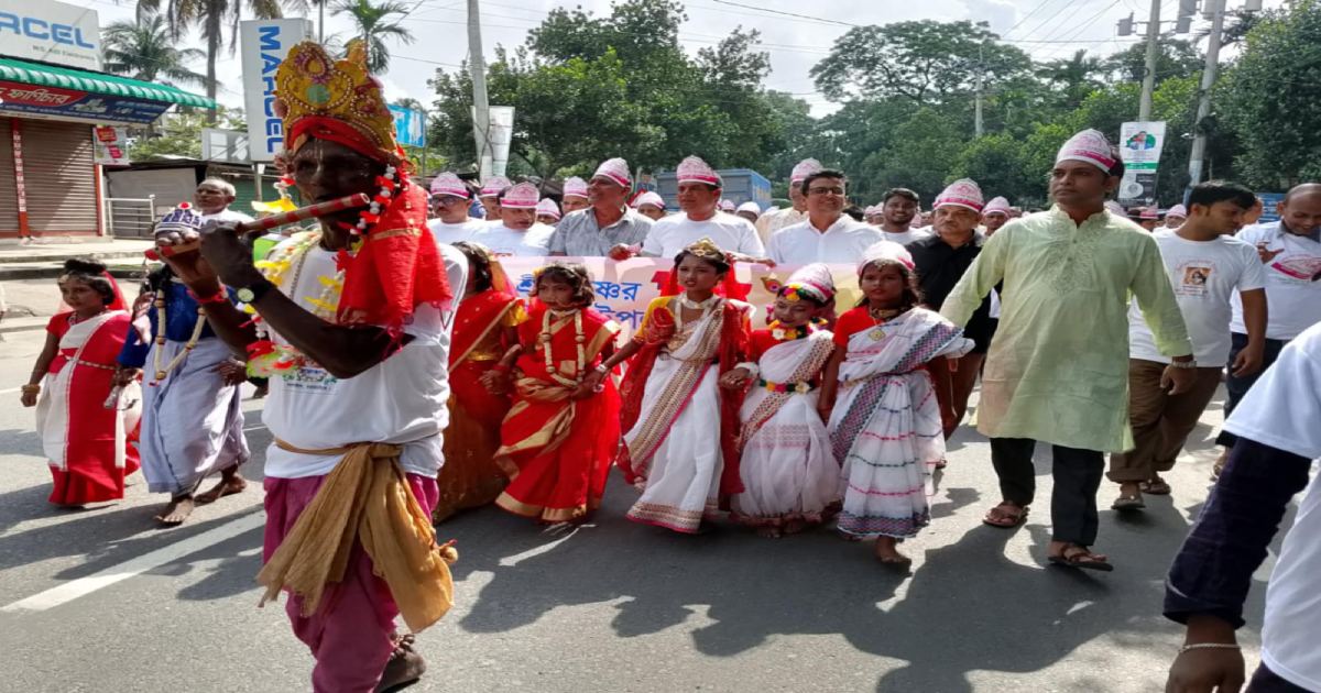 নান্দাইলে জন্মাষ্টমী উদযাপন, স্থায়ী উপাসনালয়ের দাবি