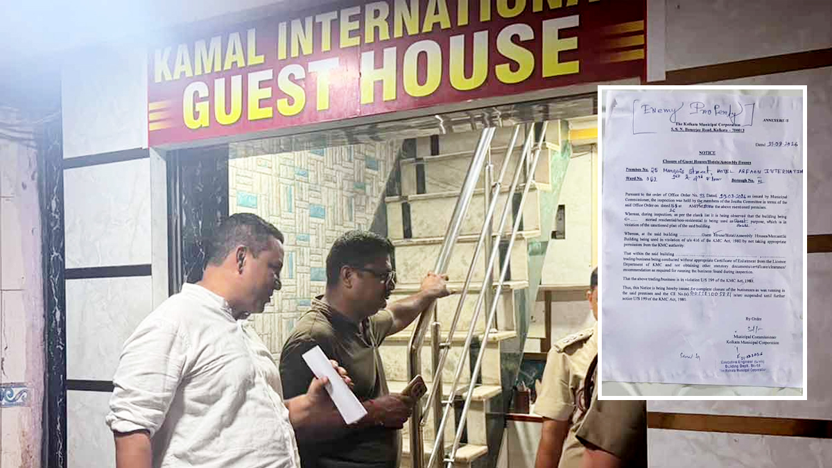 কলকাতা নিউমার্কেট এলাকার ১১ হোটেল বন্ধ, ১৭টিকে শোকজ