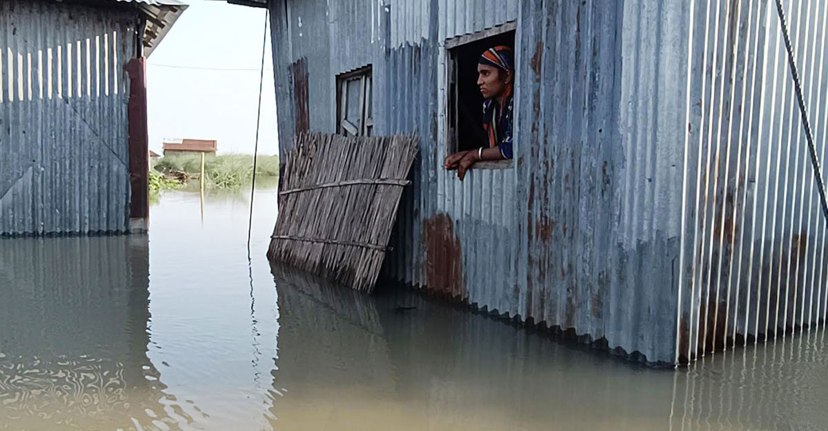 কুড়িগ্রামে বাড়ছে নদ-নদীর পানি, নিম্নাঞ্চল প্লাবিত