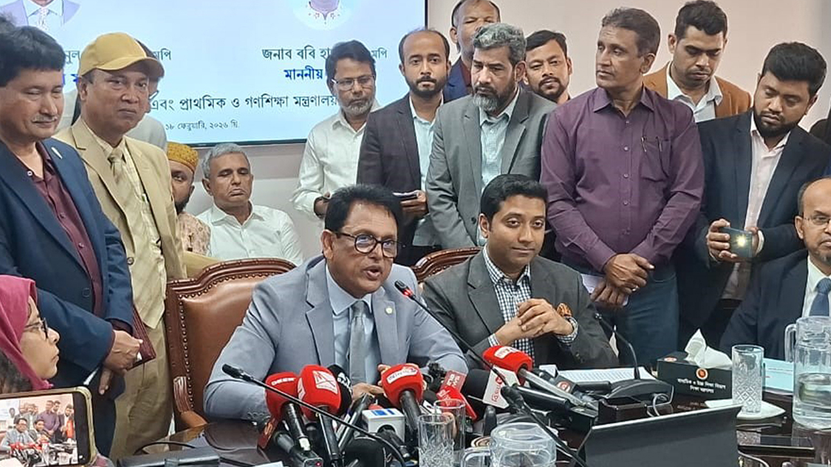 শিক্ষা মন্ত্রণালয়ে কোনো বদলি বাণিজ্য চলবে না : শিক্ষামন্ত্রী