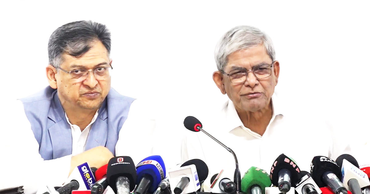 জুলাই ঘোষণায় রাজনৈতিক অচলাবস্থা কেটে যাবে: মির্জা ফখরুল
