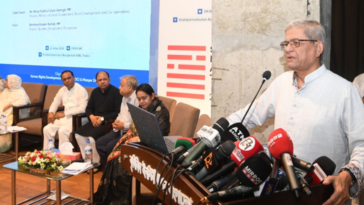 গুমের শিকার পরিবারের জন্য বিশেষ ভাতা চালু করা হবে: মির্জা ফখরুল