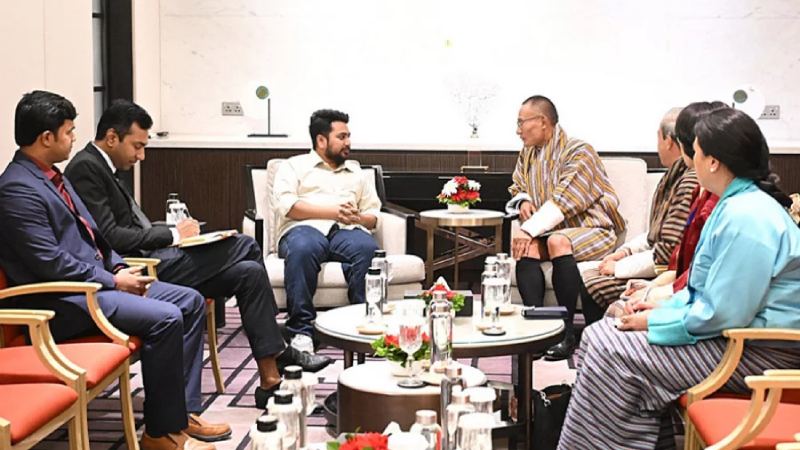 ভুটানের প্রধানমন্ত্রী সঙ্গে এনসিপি নেতাদের সাক্ষাৎ
