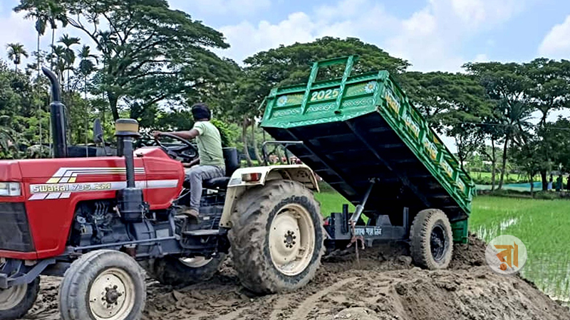 সরকারি কালভার্ট ভাঙায় জমির মালিককে জরিমানা