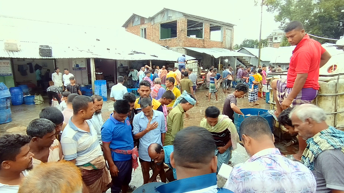 মাছের আড়তে ২০ লাখ টাকা ‘চাঁদাবাজি’, বিএনপি নেতা বলছেন ইজারার টাকা