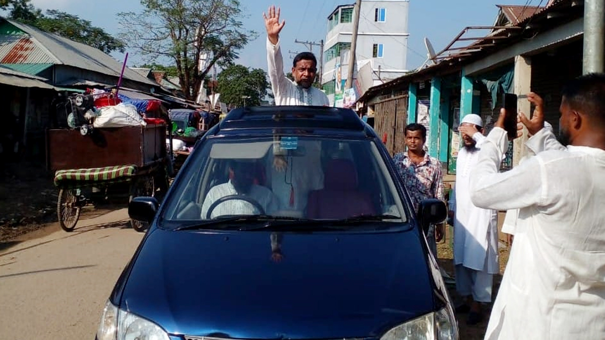 নেত্রকোনা-১: গণসংযোগে বিএনপির মনোনয়নপ্রত্যাশী ডিপটি খান