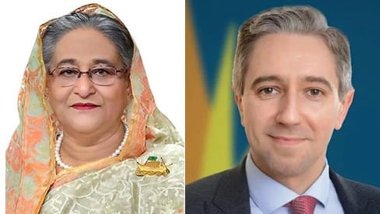 আইরিশ প্রধানমন্ত্রীকে শেখ হাসিনার অভিনন্দন