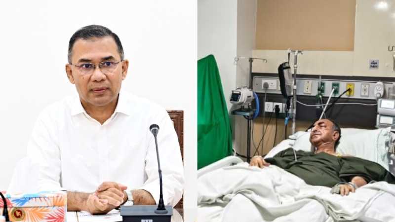 মির্জা আব্বাসের শয্যাপাশে প্রধানমন্ত্রী