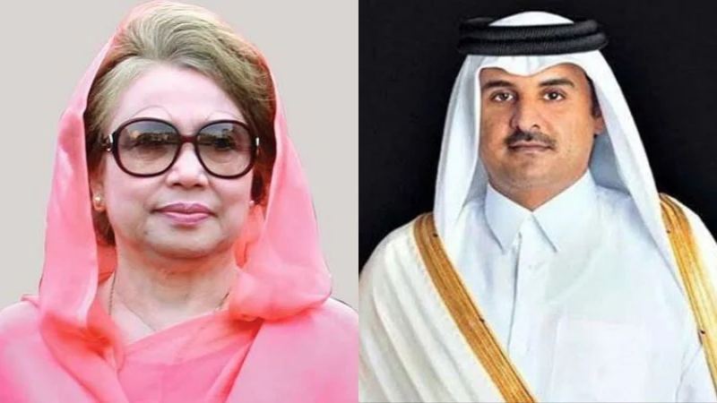 খালেদা জিয়ার মৃত্যুতে শোক জানালেন কাতারের আমির