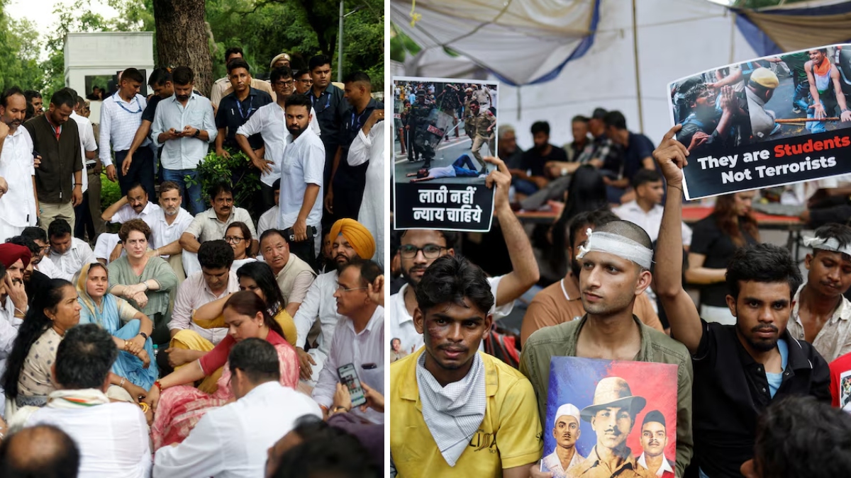 দিল্লিতে এবার কংগ্রেস নেতাদের আটক, আন্দোলন চালিয়ে যাওয়ার ঘোষণা সিজেপির