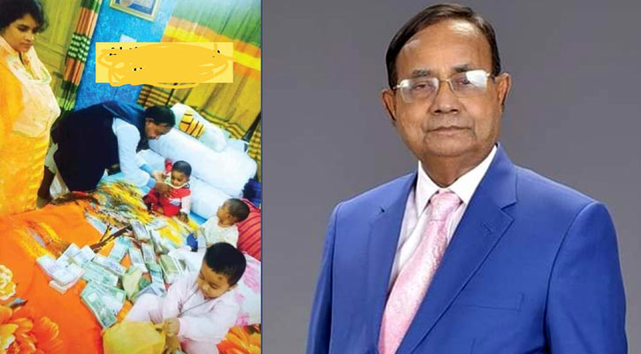 সাবেক রেলমন্ত্রীর বিছানায় টাকার বান্ডিলের  ছবি ভাইরাল