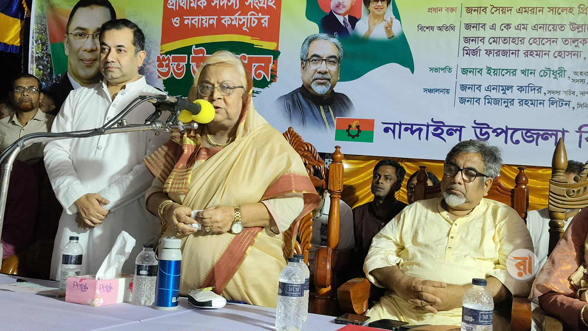 ন্যায়ভিত্তিক দেশ গড়তে বিএনপির বিকল্প নেই: সেলিমা রহমান