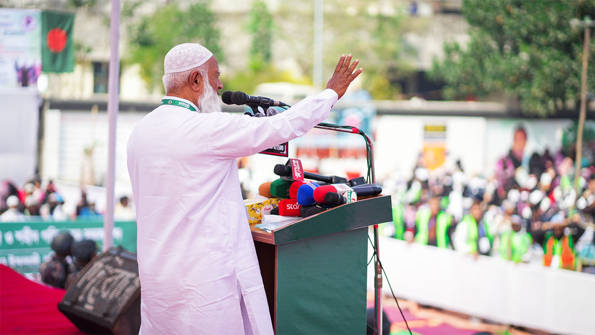 ১১ দল ক্ষমতায় গেলে মন্ত্রী হবেন নাহিদ: জামায়াত আমির