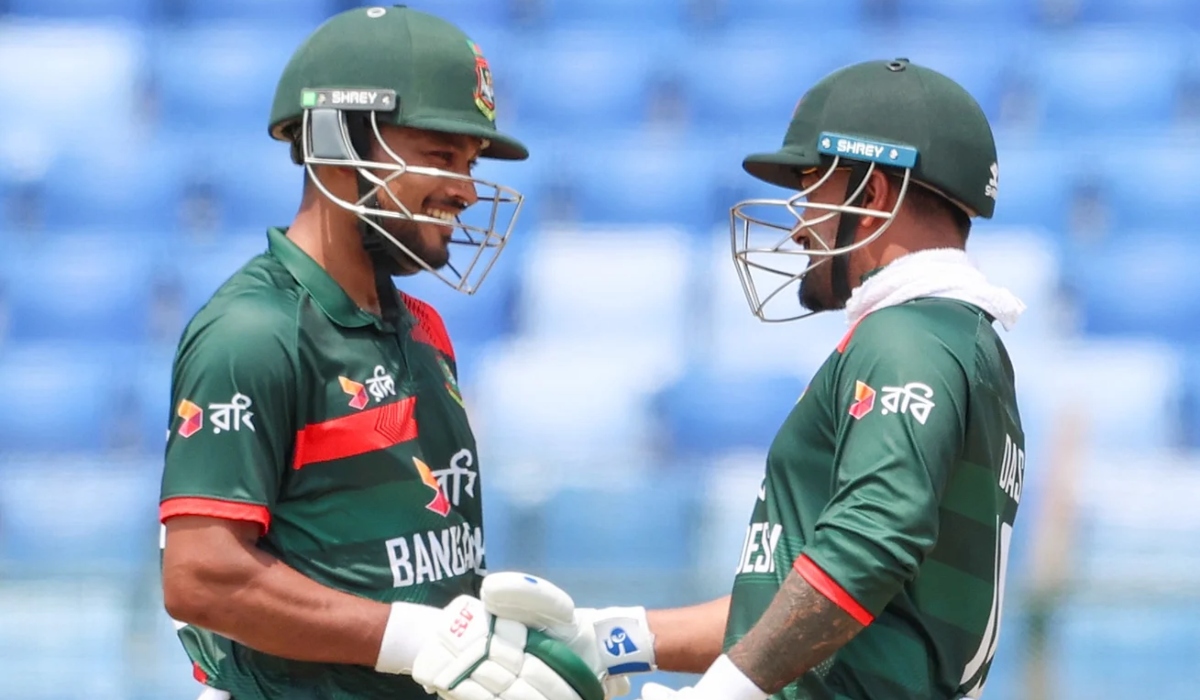 শান্ত-লিটনের ব্যাটে লড়াকু পুঁজি, কিউইদের সামনে লক্ষ্য ২৬৬