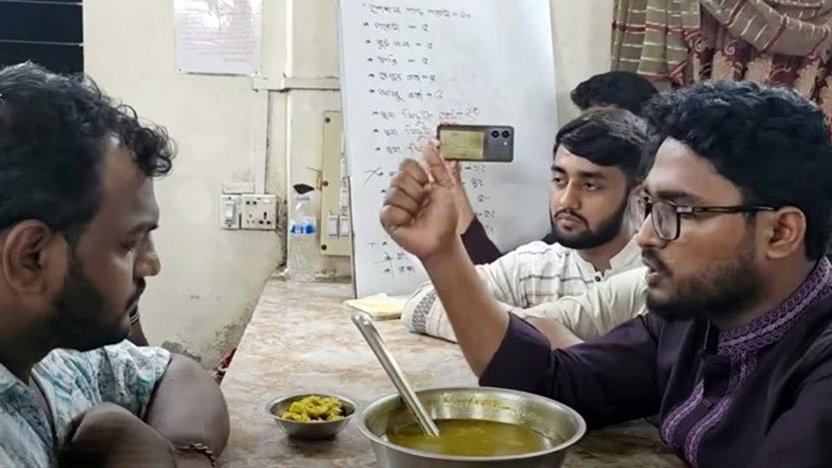 সূর্যসেন হলের ভিপি— ক্যাফেটেরিয়ায় হাফপ্যান্ট ও অব্যবস্থাপনা চলবে না