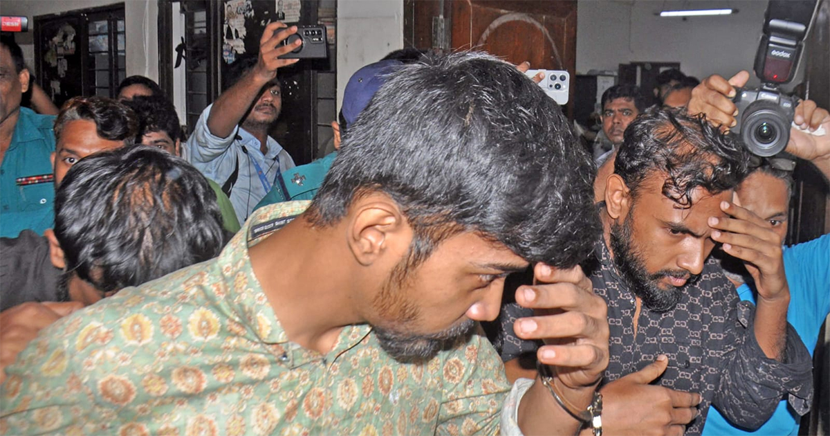 চাঁদাবাজির মামলায় চার ছাত্রনেতা ৭ দিনের রিমান্ডে