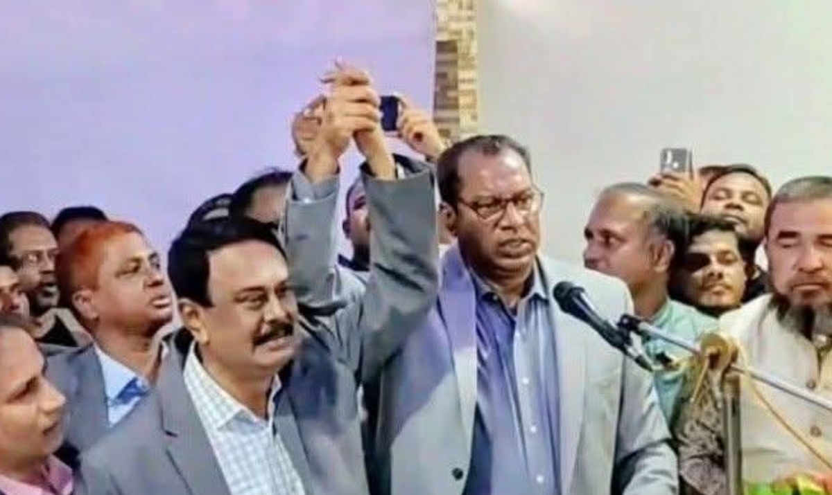 সুনামগঞ্জ-৫: একই মঞ্চে মিলন-মিজান, ধানের শীষের পক্ষে ঐক্যের আহ্বান