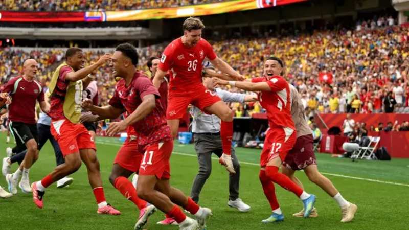 ৭২ বছরের খরা কাটাল সুইজারল্যান্ড, টাইব্রেকারে কলম্বিয়ার বিদায়