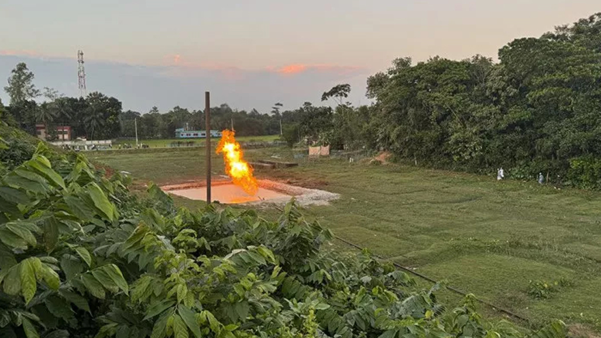 কৈলাশটিলার বন্ধ কূপে মিলল গ্যাস