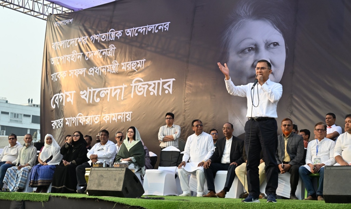 আমি আপনাদেরই সন্তান, মানুষের কল্যাণের জন্য রাজনীতি করি: তারেক রহমান