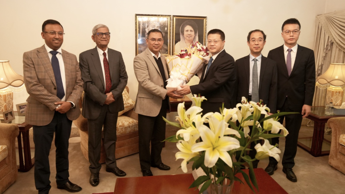 তারেক রহমানের সঙ্গে চীনা রাষ্ট্রদূতের বৈঠক