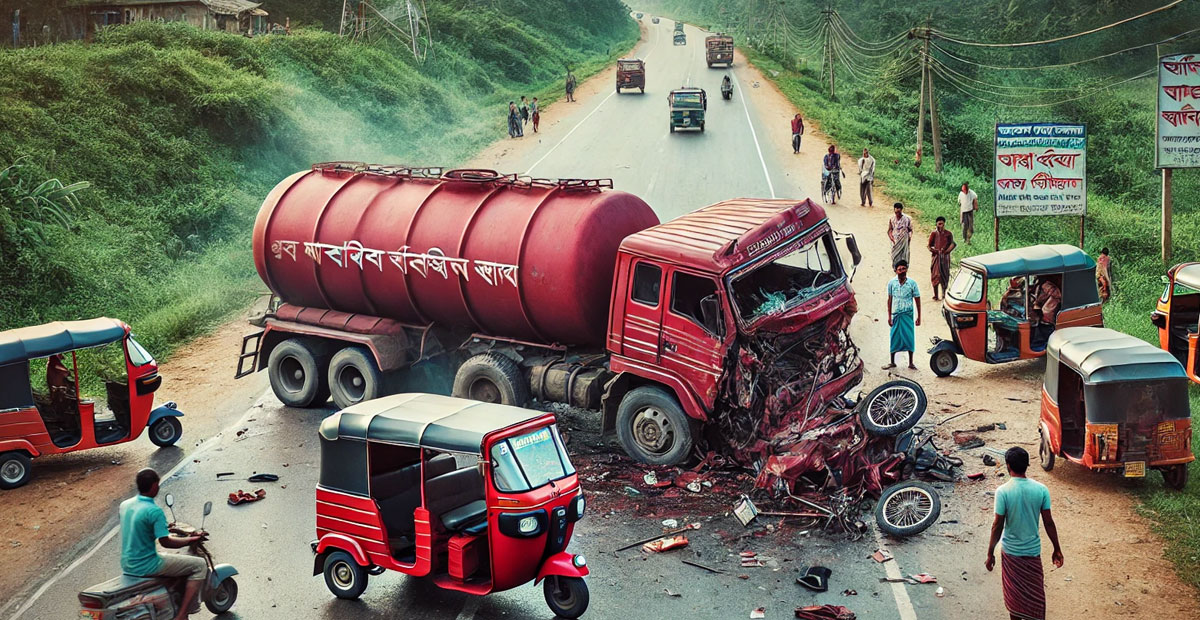 কক্সবাজারে ডাম্পট্রাক-অটোরিকশা সংঘর্ষে নিহত ৫