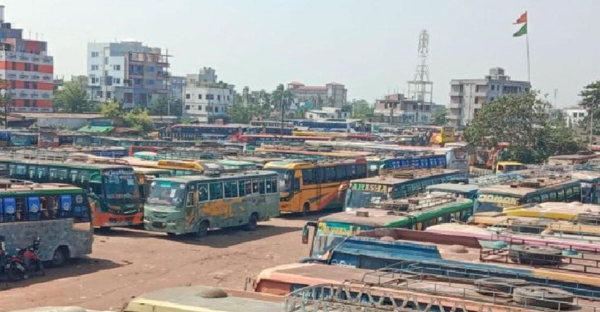 রাঙামাটিতে অনির্দিষ্টকালের পরিবহন ধর্মঘট