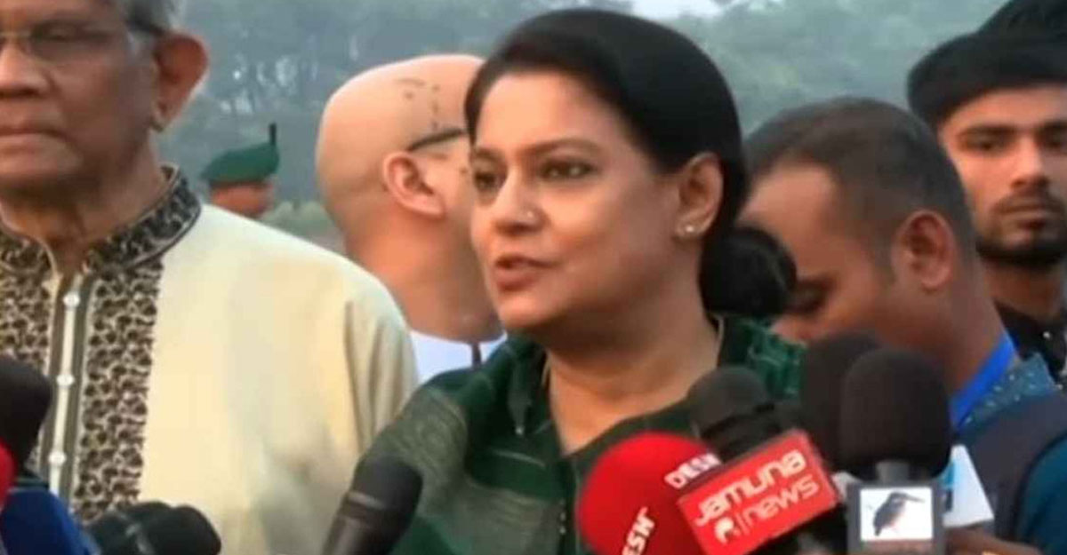 সংস্কারের ক্ষেত্রে ঐকমত্যে না পৌঁছানোর উপায় নেই : রিজওয়ানা হাসান