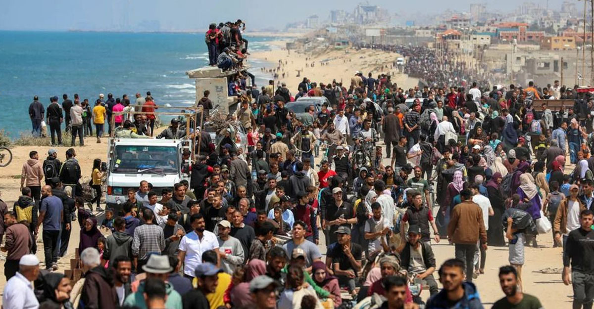 গাজার চেকপয়েন্টে হাজারো ফিলিস্তিনি অপেক্ষমাণ: জাতিসংঘ