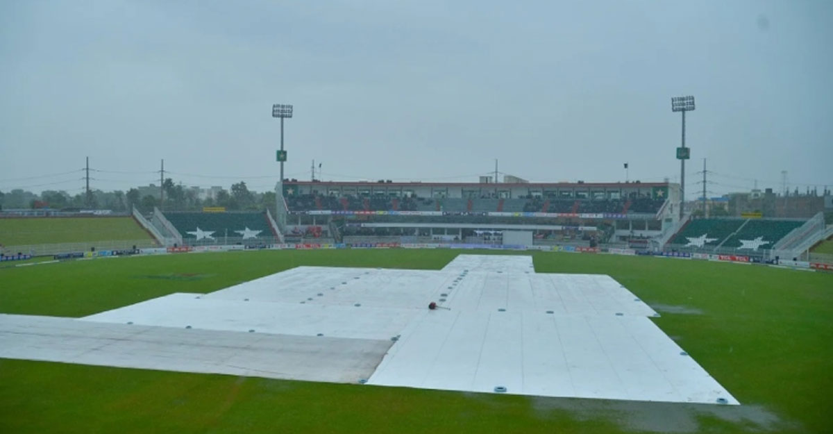 রাওয়ালপিন্ডিতে বৃষ্টি, বাংলাদেশ-পাকিস্তান টেস্ট বিলম্ব