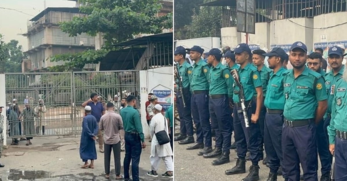 কাকরাইল মসজিদে নিরাপত্তা জোরদার