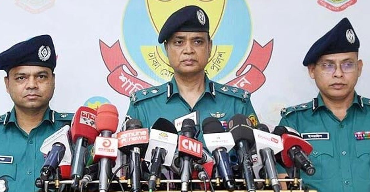 আন্দোলনের বিরুদ্ধে অর্থদাতা ভিআইপিদের জিজ্ঞাসাবাদ চলছে : ডিএমপি কমিশনার