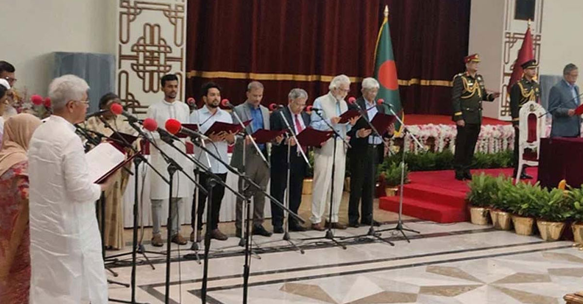 বিকালে শপথ নিচ্ছেন আরও ৪ উপদেষ্টা