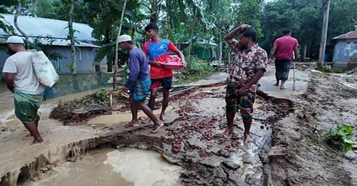 নেত্রকোনায় বন্যার অবনতি, শেরপুরে মৃতের সংখ্যা বেড়ে ৯