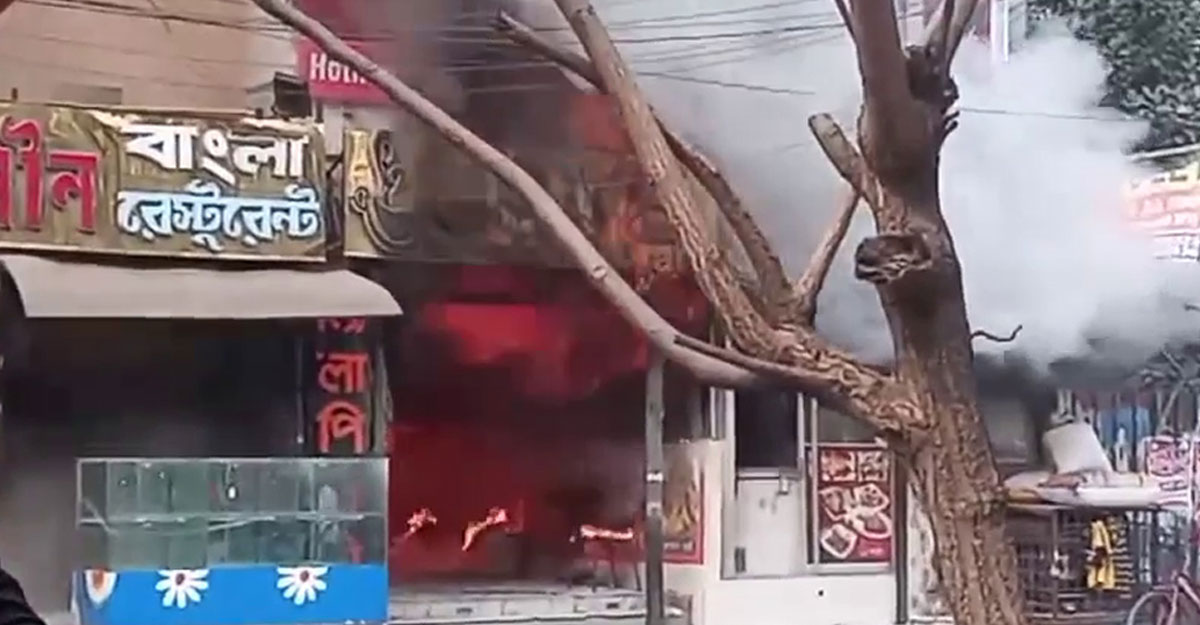 ঢাকায় রেস্টুরেন্টে আগুন, নিয়ন্ত্রণে ৯ ইউনিট