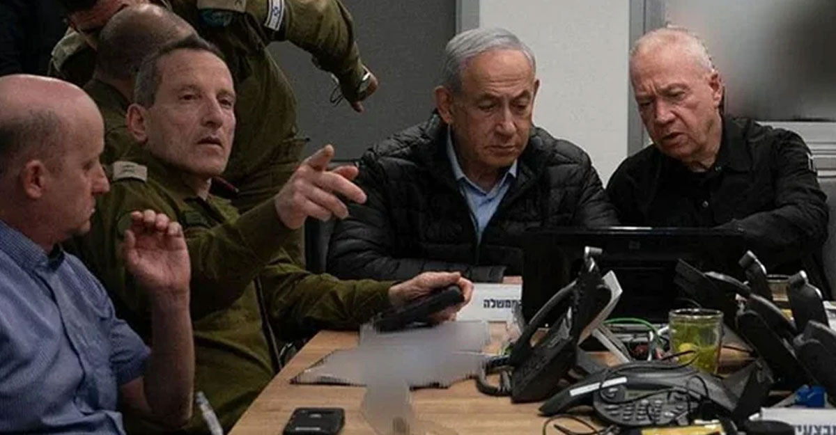 বাংকারে বসে ইরানে হামলার নির্দেশনা দেন নেতানিয়াহু