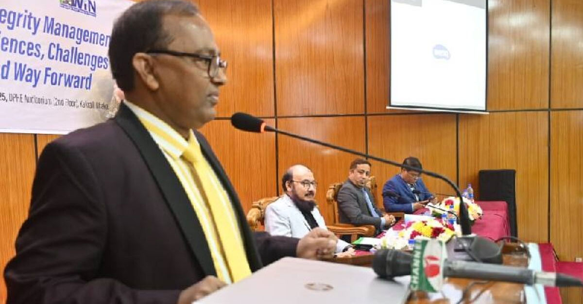 পানি ব্যবস্থাপনায় শুদ্ধাচার নিশ্চিতকরণের আহ্বান