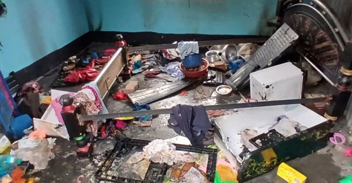 গ্যাস লিকেজ থেকে বিস্ফোরণ, একই পরিবারের দগ্ধ ৬