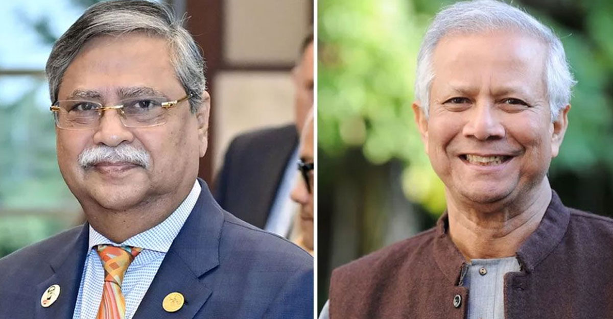 নতুন বছরের শুভেচ্ছা জানালেন রাষ্ট্রপতি ও প্রধান উপদেষ্টা