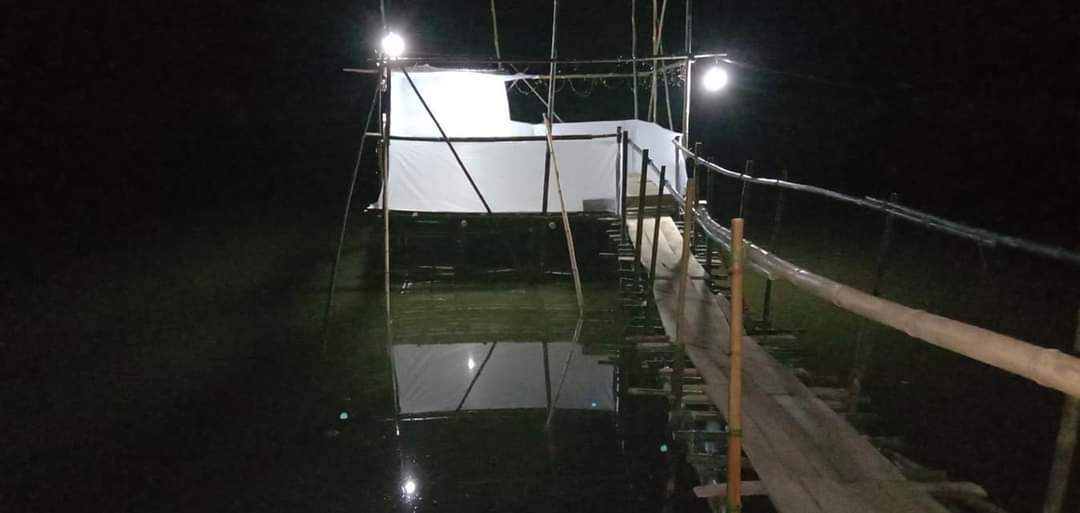 বারহাট্টায় মন্দিরের পুকুর দখলচেষ্টার অভিযোগ