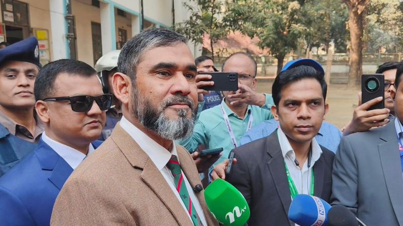 ভোটার উপস্থিতি আশাব্যঞ্জক: ইসি সানাউল্লাহ