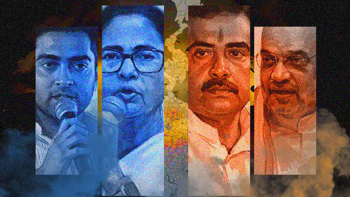 পশ্চিমবঙ্গে হাড্ডাহাড্ডি লড়াই— কখনো এগিয়ে তৃণমূল, পরক্ষণেই বিজেপি